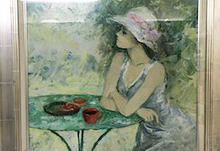 古家新　油絵の写真