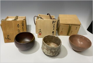 茶碗　伊勢崎満 / 高橋佐門 / 中里嘉隆